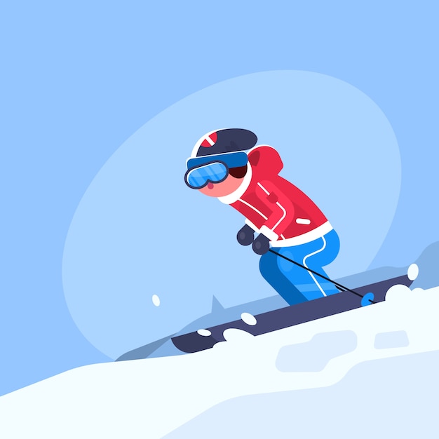 Winter Sport Illustration