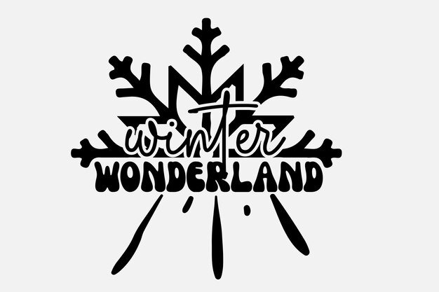 winter svg design