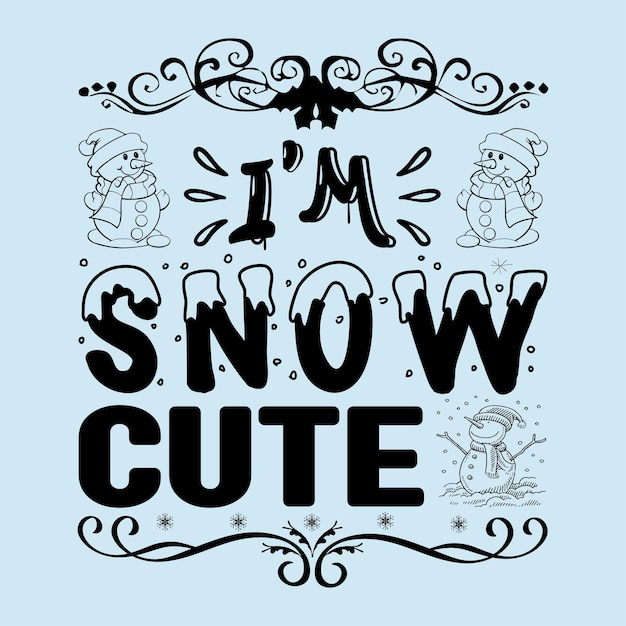 Winter Typography Design