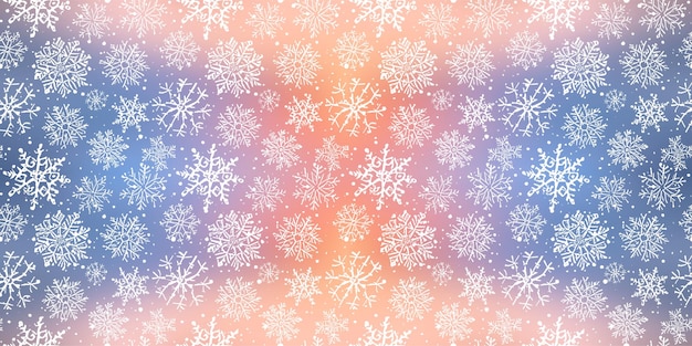 Winter vector background snowflakes christmas