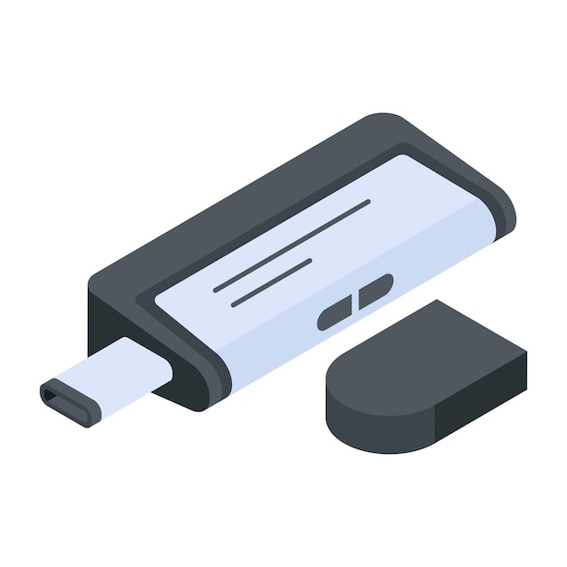 Wireless Gadgets Isometric Icon