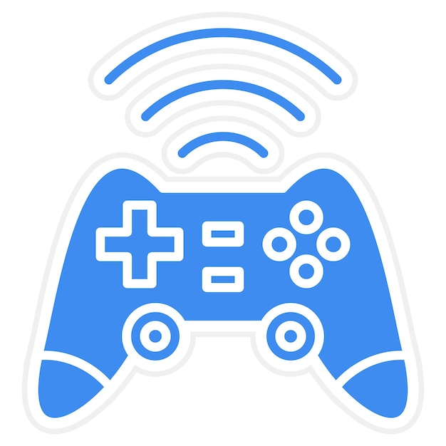 Wireless Joystick icon vector image Can be used for Entertainment