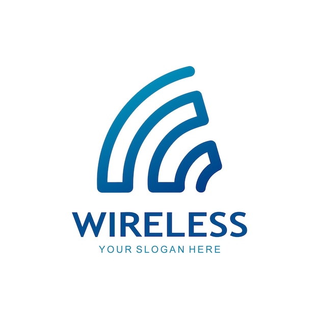 wireless vector logo