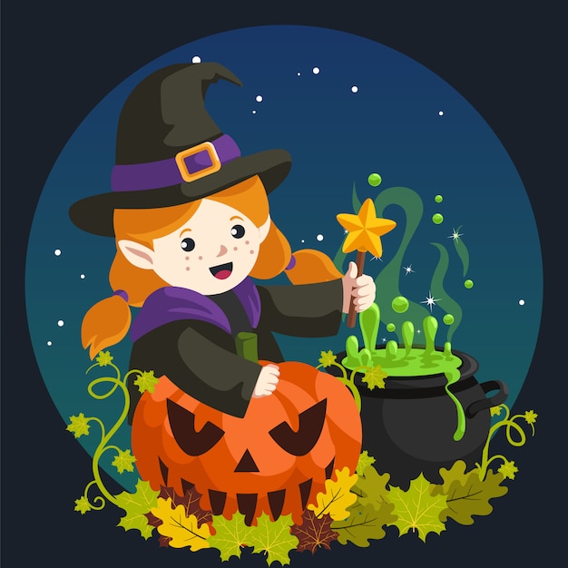 Witch Making Potion