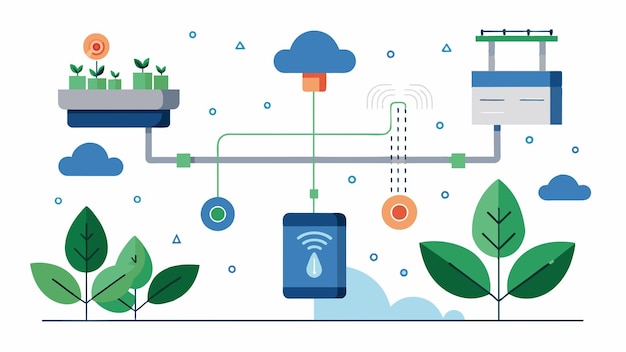 With the help of machine learning algorithms a smart irrigation system can continuously optimize