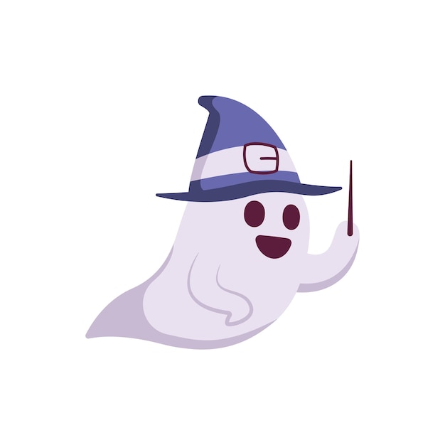 Wizard Ghost Illustration