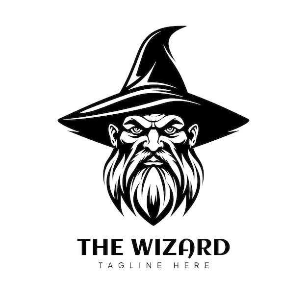 Wizard Logo for Esport Wizard Tshirt Design Wizard Logo Wizard Sticker