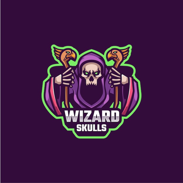 Wizard Skulls Logo