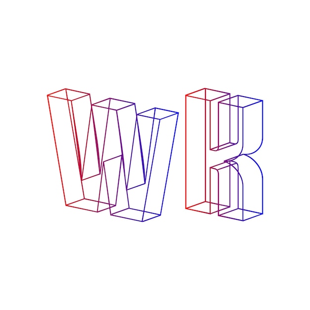 wk alphabet logo design