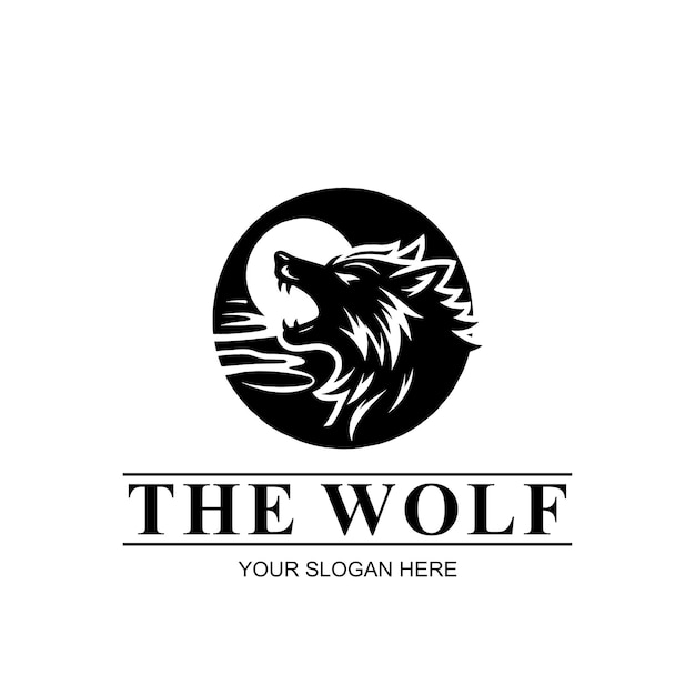 The Wolf Animal Vector Logo