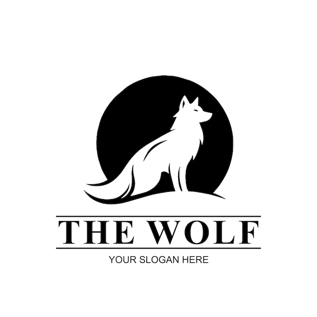 The Wolf Animal Vector Logo