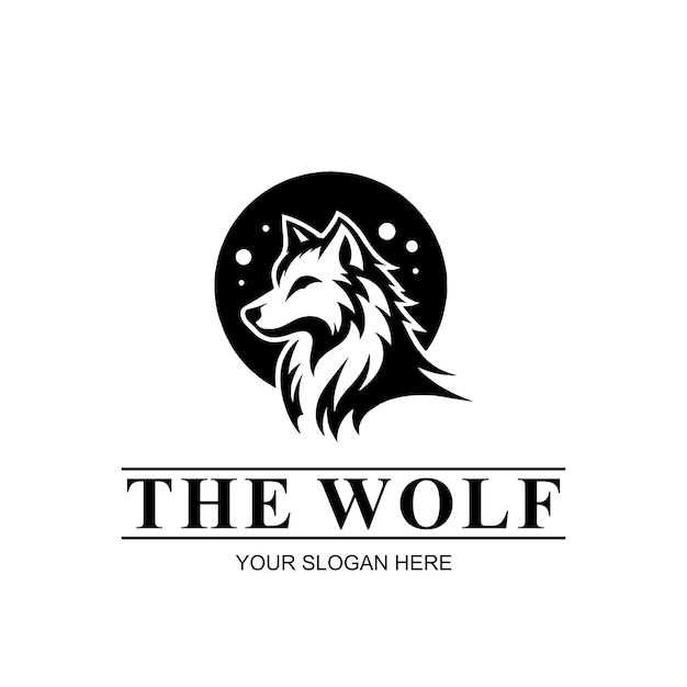 The Wolf Animal Vector Logo