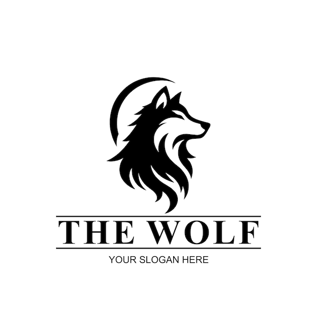 The Wolf Animal Vector Logo