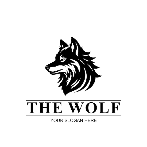 The Wolf Animal Vector Logo