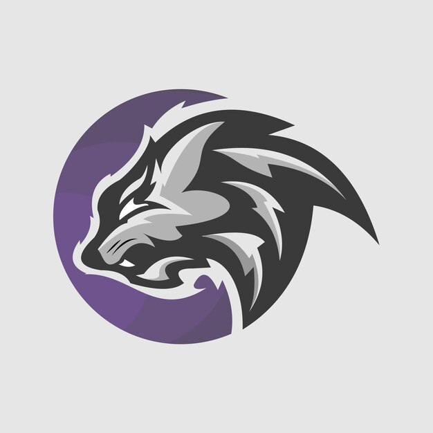 wolf head logo