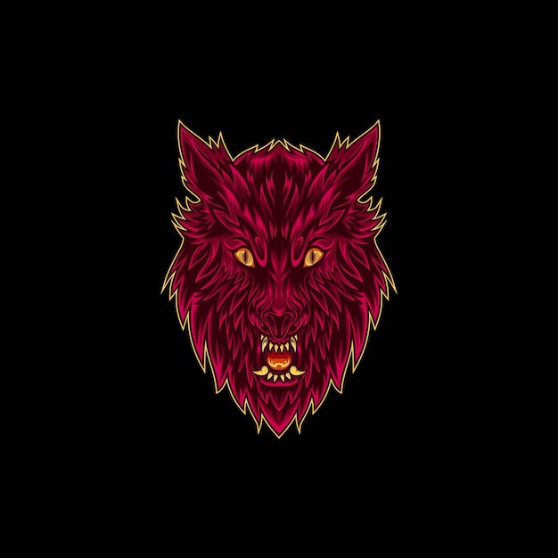 WOLF HEAD VECTOR