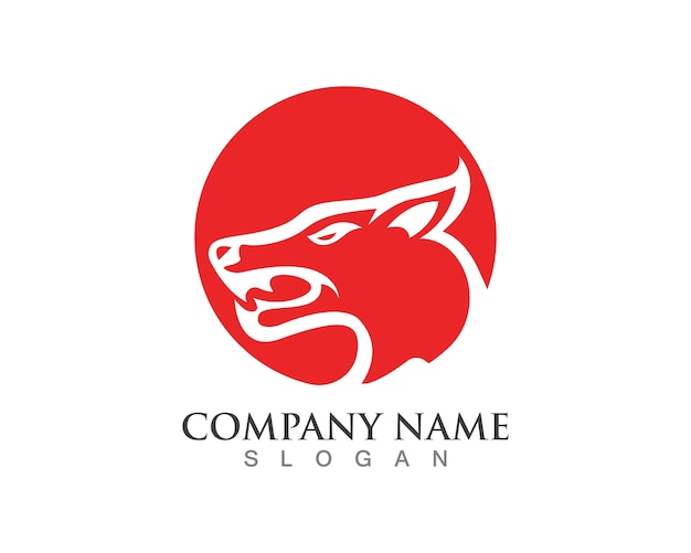 Wolf Logo Template