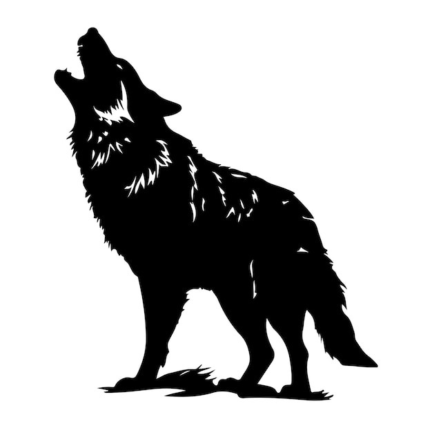 wolf silhouette