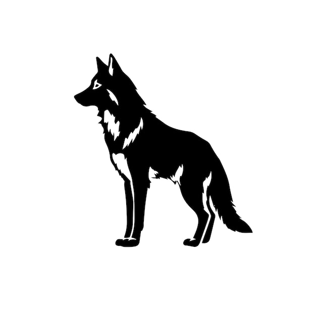 wolf vector illustration