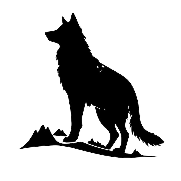 wolf vector illustration