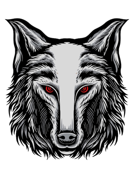 wolf vector illustration