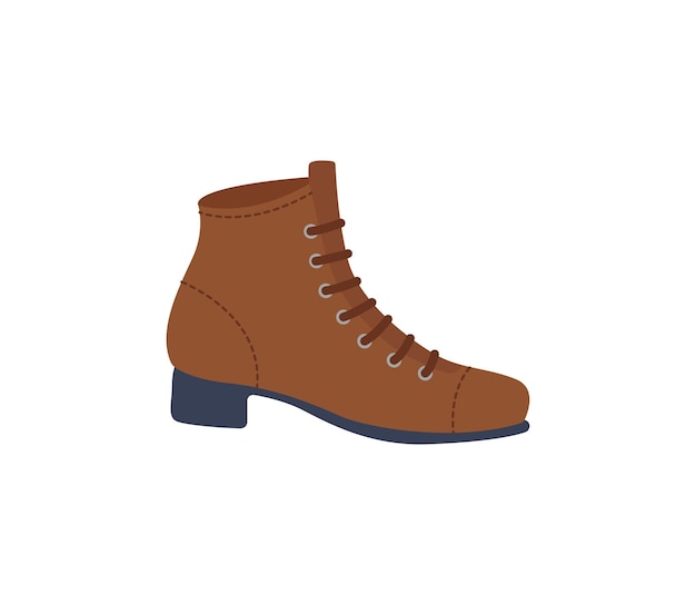 Woman boots vector isolated icon. Emoji illustration. Boots vector emoticon