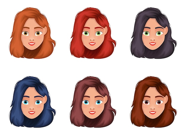 Woman face   design illustration isolated