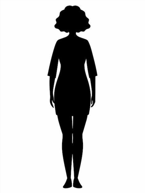 a woman in a hat and a hat is standing in front of a white background