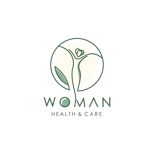 Woman health logo design idea