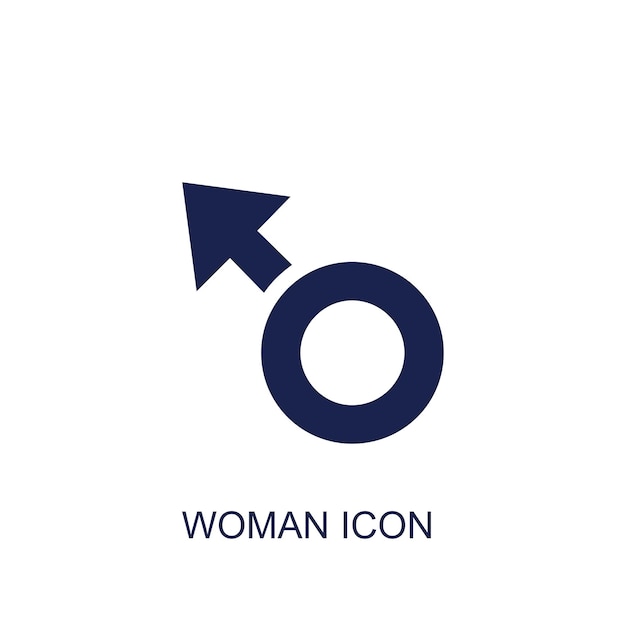 woman icon white background