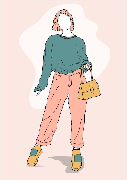 woman illustration