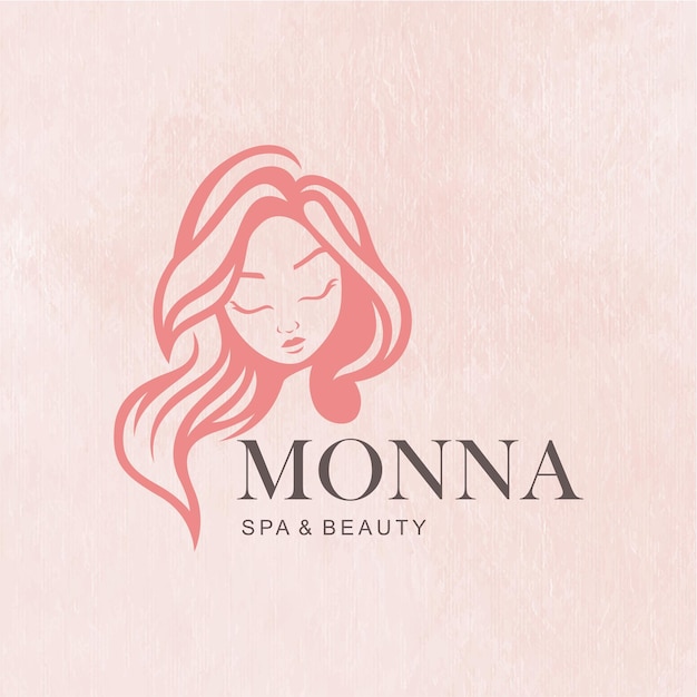 Woman logo for beauty and spa