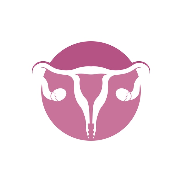 Woman reproduction icon template design