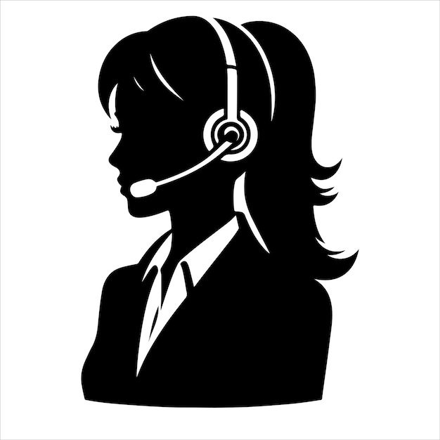 a woman with headphones on her head is in a black and white photo