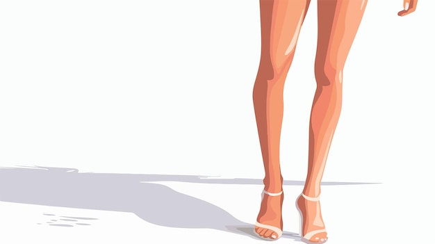 a woman with a leg in the knee and leg