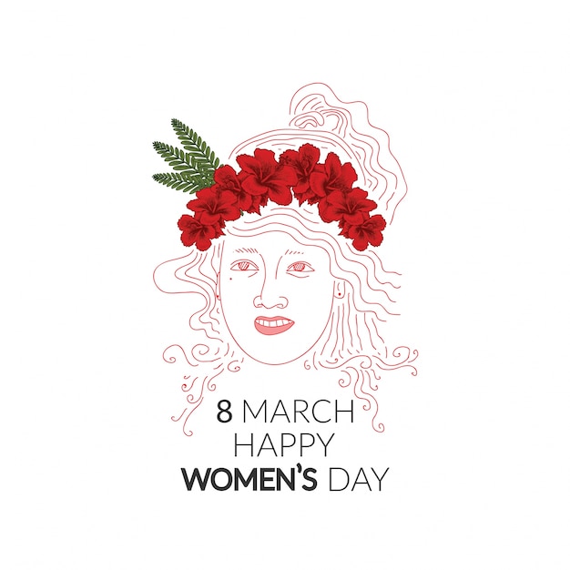 Womans day illustration