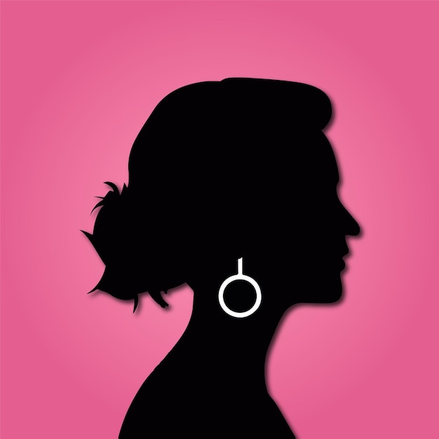 womans day silhouette