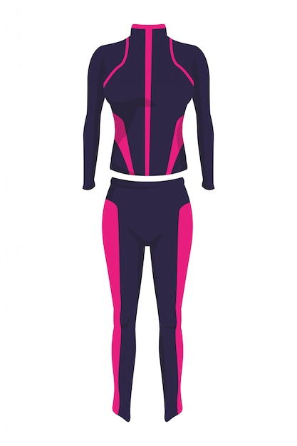 Vector women fitness suit