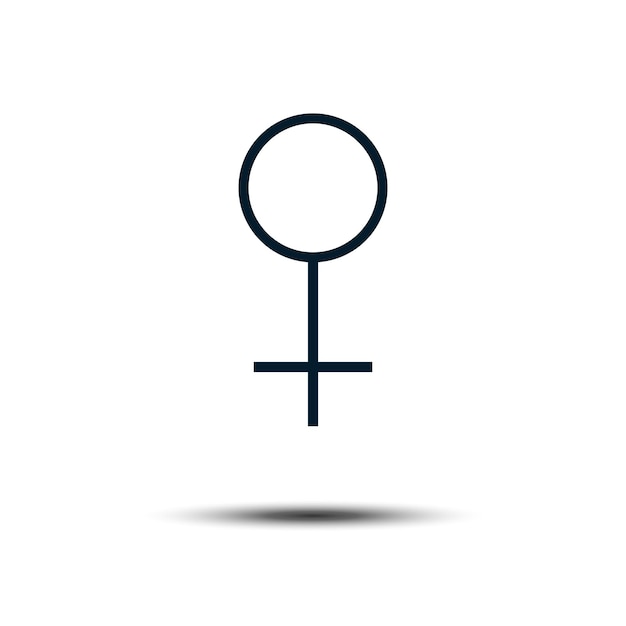 Women Gender Sign Icon Vector Logo Template Illustration Design EPS 10