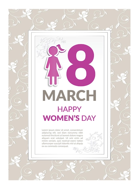 women's day Free Vector