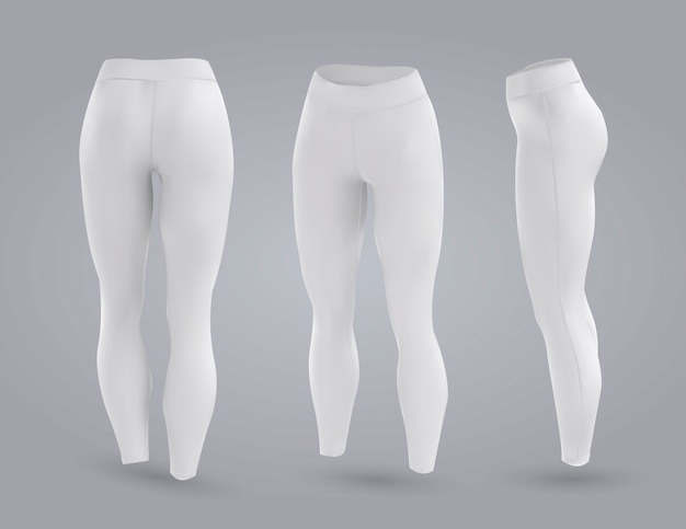 Women’s leggings mockup.