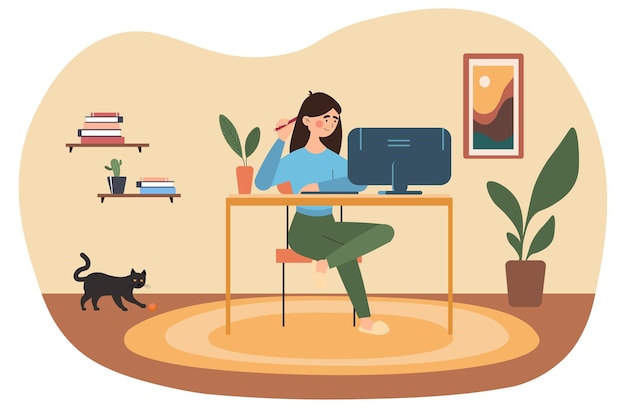 Women who work from home