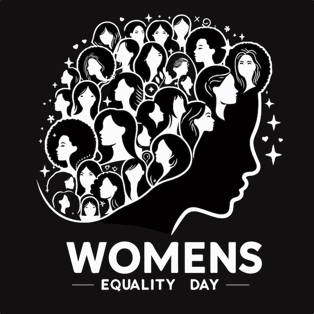 Womens Equality Day flat vector illustration