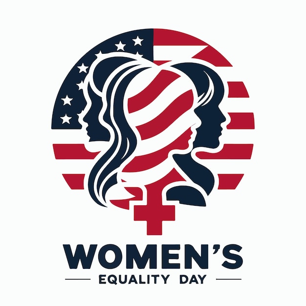 Womens Equality Day flat vector illustration