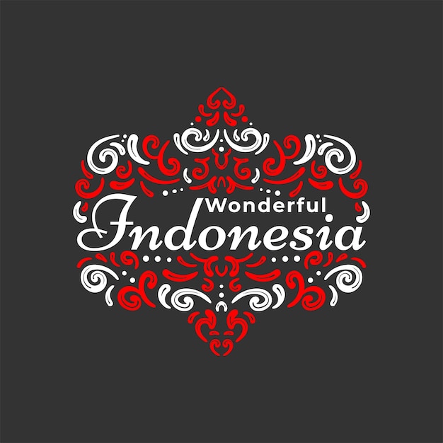 Wonderful Indonesia Lettering