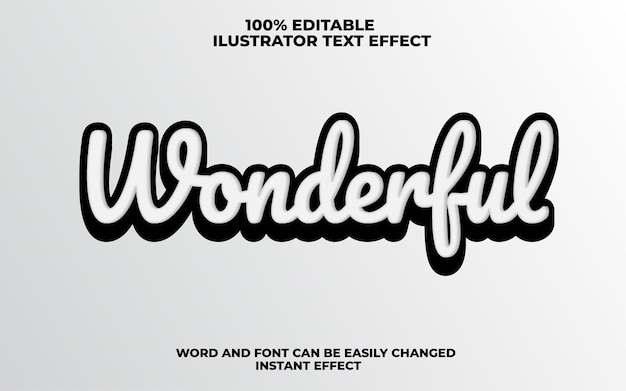 Wonderful Text Effect