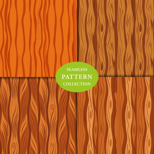 Vector wood texture seamless pattern background design