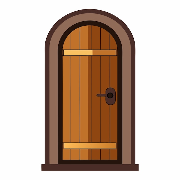 Vector wooden door vector classic and elegant entryway designs