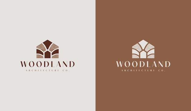 Woodwork Capenter Industry Woodwork Handyman Wood House Builder Logo Design Universal creative premium symbol Vector sign icon logo template Vector illustration