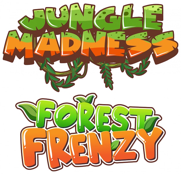 Word for jungle madness and forest frenzy